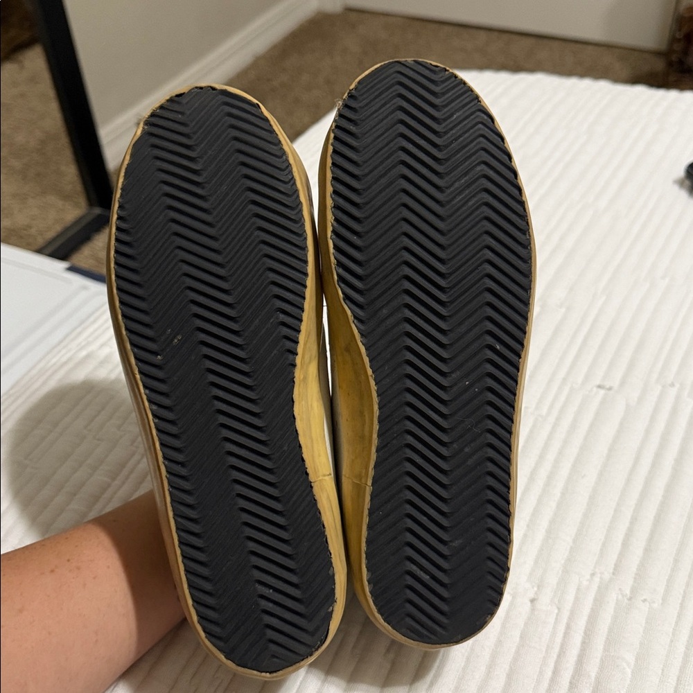 Golden Goose White Sneakers with Burgundy Star size 38 - Picture 5 of 12